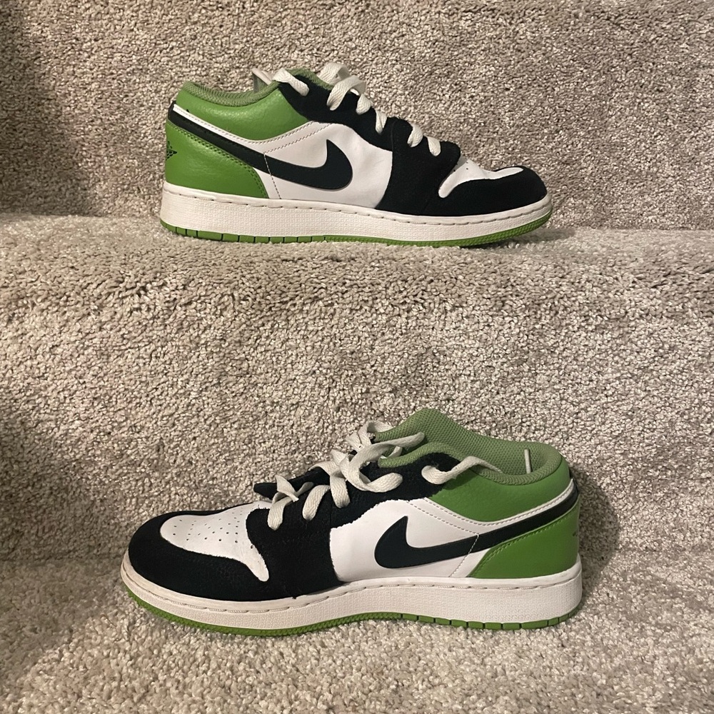 NIKE AIR JORDAN 1 LOW SE "FLORAL VINES" WHITE SZ 7y